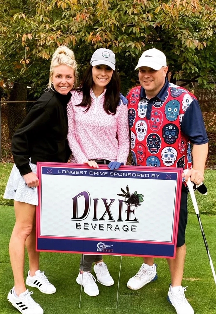 Dixie Beverage team at a sponsored golf event